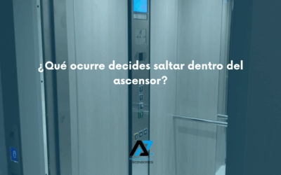 ¿Qué ocurre decides saltar dentro del ascensor?