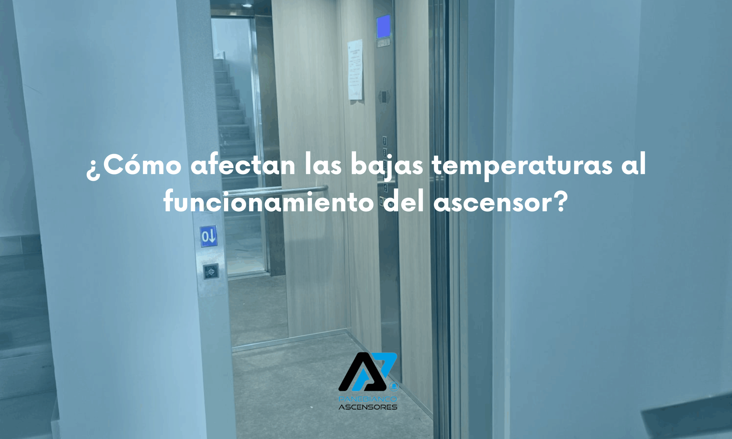 ¿Cómo afectan las bajas temperaturas al funcionamiento del ascensor?